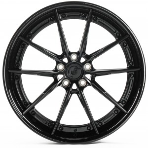 WS FORGED WS-026C SATIN_BLACK_LIP_BRUSHED_BLACK_FORGED SATIN_BLACK_LIP_BRUSHED_BLACK_FORGED