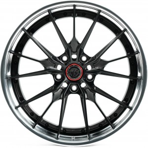 WS FORGED WS-116C BRUSHED_SATIN_BLACK_LIP_POLISH_FORGED BRUSHED_SATIN_BLACK_LIP_POLISH_FORGED