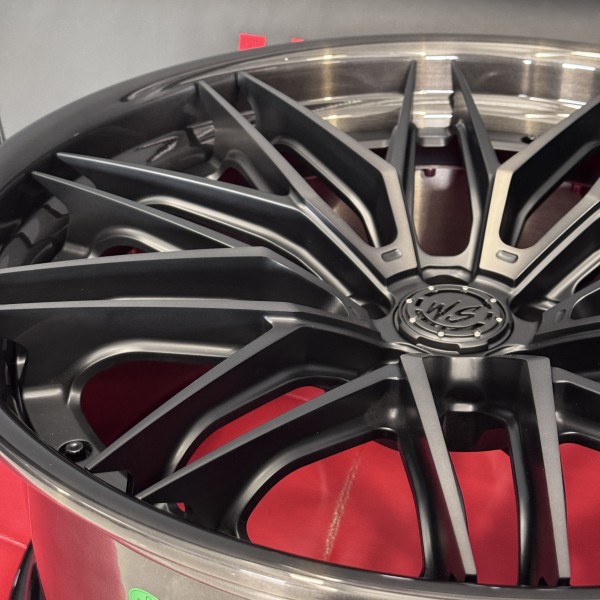 WS FORGED WS-075C SATIN_BLACK_DARK_MACHINED_FACE_LIP_BRUSHED_BLACK_FORGED