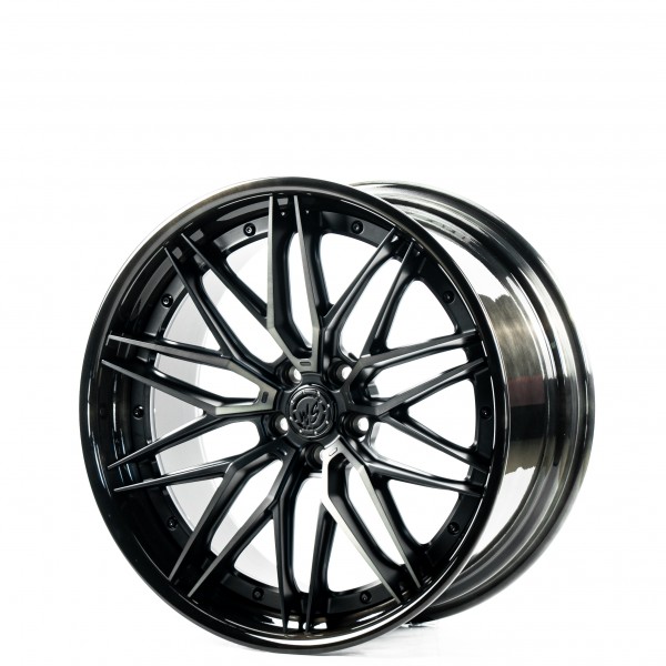 WS FORGED WS-075C SATIN_BLACK_DARK_MACHINED_FACE_LIP_BRUSHED_BLACK_FORGED