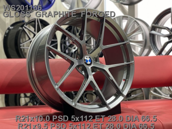 Кованые диски BMW X4 M Competition R21 разноширокие