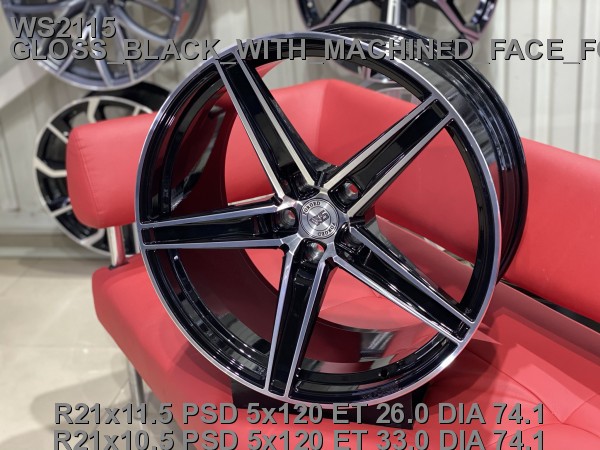 Кованые диски BMW X6M, X5M, F16, F15, F86 R21 облегченные WSForged