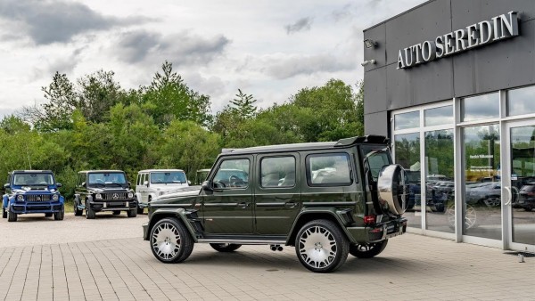 Кованые диски Mercedes Brabus gelenvagen G700, G63 R21, кубик 2020