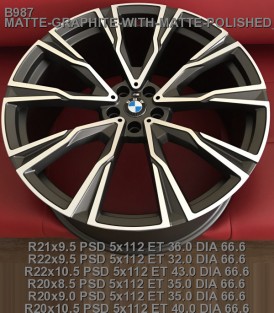 кованые диски BMW X7 R22 облегченные разноширокие