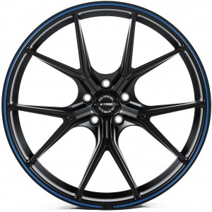 WS FORGED WS-03M SATIN_BLACK_SATIN_BLUE_LINE_FORGED SATIN_BLACK_SATIN_BLUE_LINE_FORGED