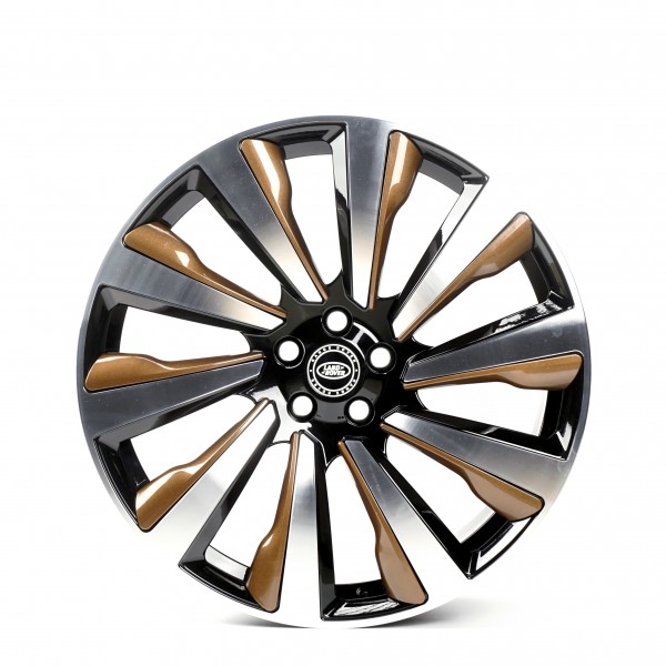 Replica FORGED LR3 GLOSS_BLACK_MACHINED_FACE_and_SATIN_BRONZE_Overlays_FORGED