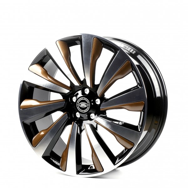 Replica FORGED LR3 GLOSS_BLACK_MACHINED_FACE_and_SATIN_BRONZE_Overlays_FORGED