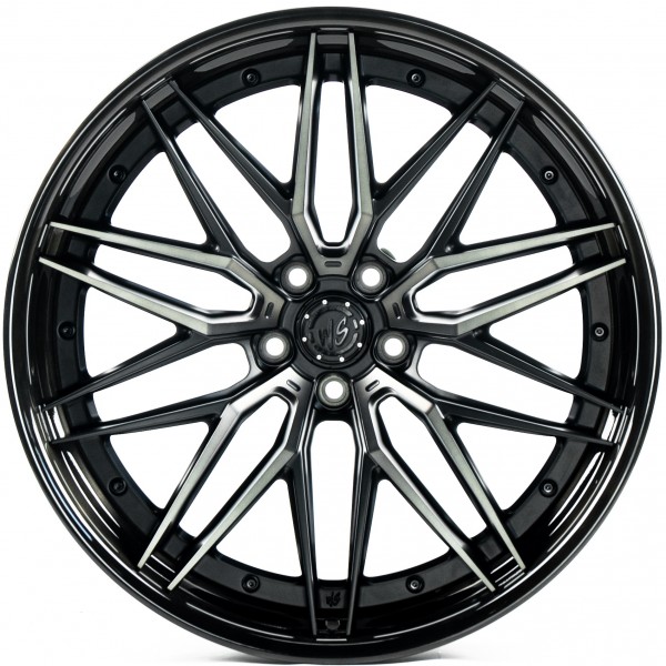 WS FORGED WS-075C SATIN_BLACK_DARK_MACHINED_FACE_LIP_BRUSHED_BLACK_FORGED