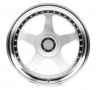 CAST WHEELS CW595 Silver_Lip_Polish
