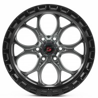 Off Road Wheels OW03 Matt_Dark_Gunmetal_Matt_Black_Lip