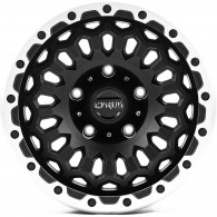 Off Road Wheels OW1710 Matt_Black_Silver_Ring