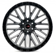 Off Road Wheels OW1895 Matt_Gray_Lip_Matt_Black