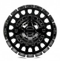 Off Road Wheels OW1908-9 Black_Lip_Machine