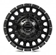 Off Road Wheels OW1908-9 Matt_Black_Lip_Machine