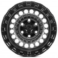 Off Road Wheels OW724 Matt_Gray_Lip_Black