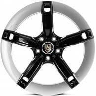 Replica PR350 Black_Silver_Flange