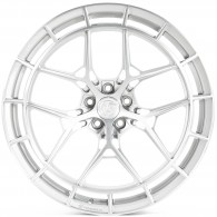 WS FORGED WS-001/1C BRUSHED_SILVER_MACHINED_FACE_FORGED