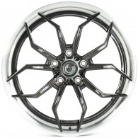 WS FORGED WS-024C BRUSHED_BLACK_LIP_BRUSHED_SILVER_FORGED