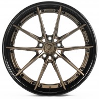 WS FORGED WS-026C SATIN_BRONZE_LIP_BRUSHED_BLACK_FORGED