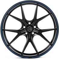 WS FORGED WS-03M SATIN_BLACK_SATIN_BLUE_LINE_FORGED