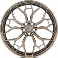 WS FORGED WS-072C SATIN_BRONZE_MILLING_BLACK_RIM_FORGED