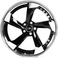 WS FORGED WS-A010C GLOSS_BLACK_MACHINED_FACE_LIP_POLISH_FORGED