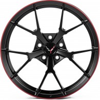 WS FORGED WS-COR001 SATIN_BLACK_SATIN_RED_LINE_FORGED