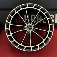 WS FORGED WS-MR008C SATIN_BLACK_BRUSHED_SILVER_FACE_FORGED