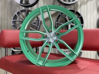 WS FORGED WS1250 MATTE_GREEN_WITH_MACHINED_FACE_FORGED